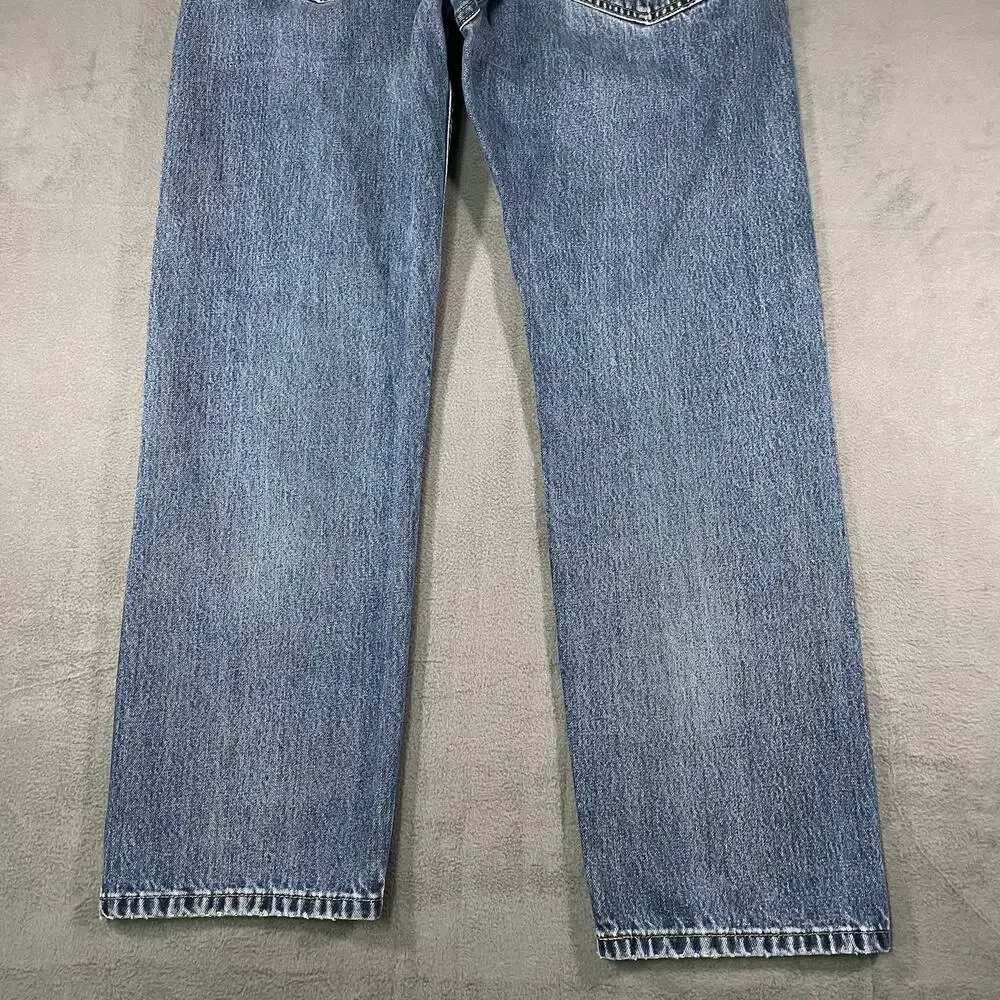 Levi’s 505 Jeans Blue Men’s W38 L32 Straight Leg Denim Classic Casual